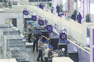 重庆海尔洗碗机互联工厂半年建成